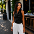 Cowl-Neck Top "Aria"