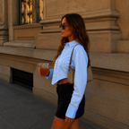 Crop Bluse "Wren"